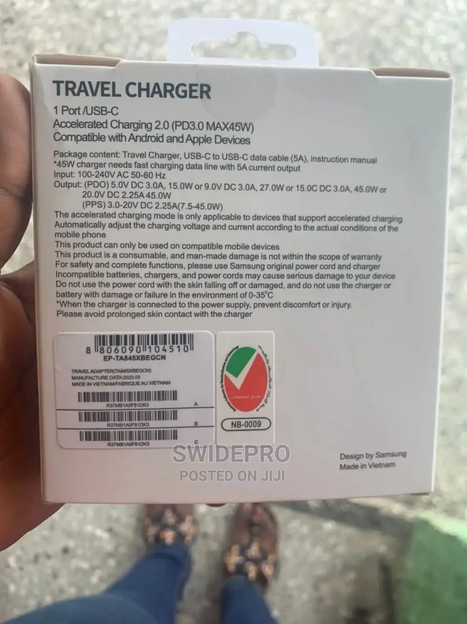 Samsung Galaxy Type-C Fast Charger 45W
