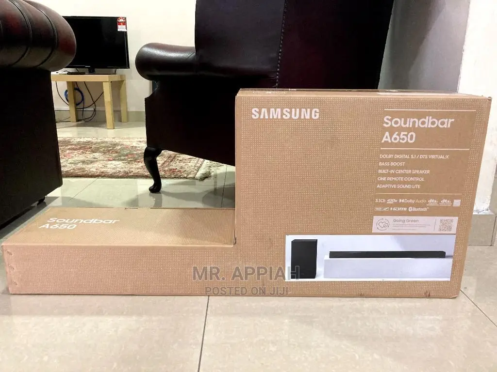 Original Samsung 2.1ch Soundbar + 3D Surround Sound HW-A650