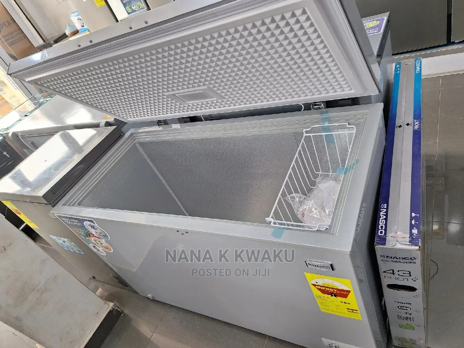 In Box New_nasco Nas360 Chest Freezer