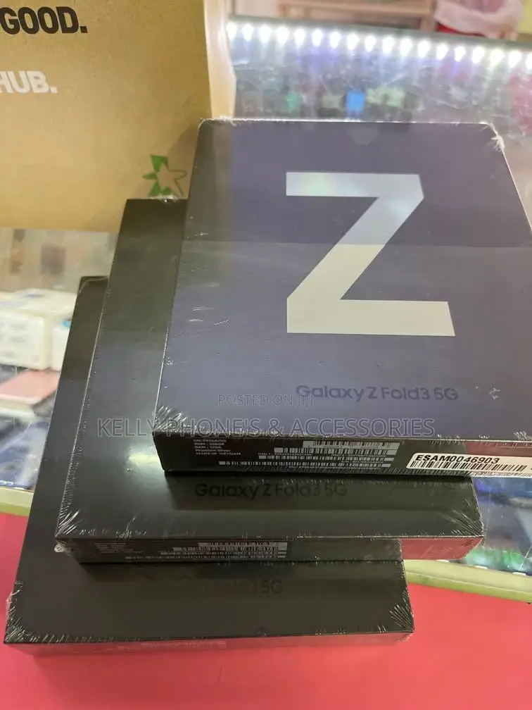 New Samsung Galaxy Z Fold3 5G 512 GB Black