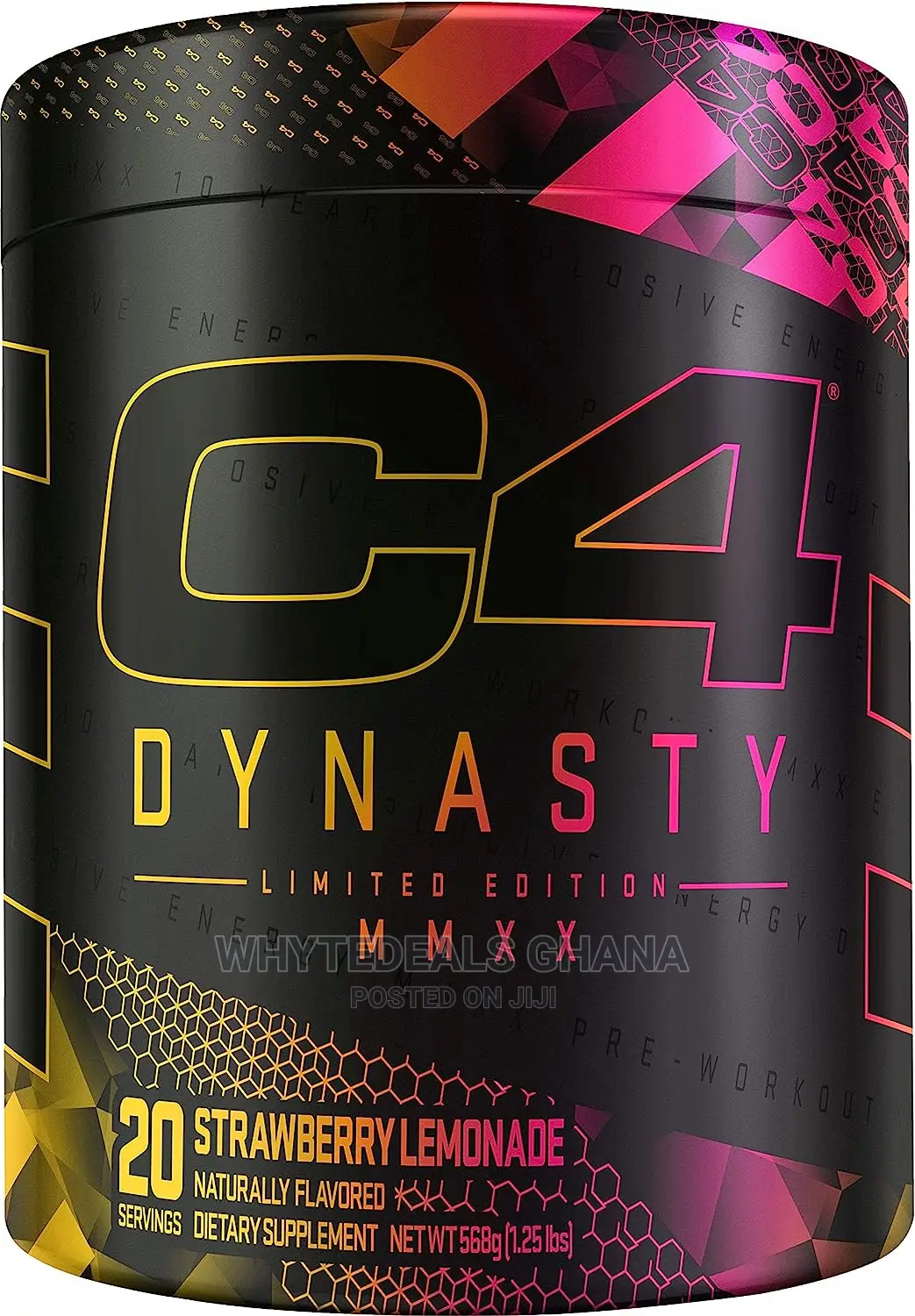 C4 Dynasty Pre-Workout Energy FOCUS for Men Women POWER