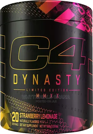 C4 Dynasty Pre-Workout Energy FOCUS for Men Women POWER