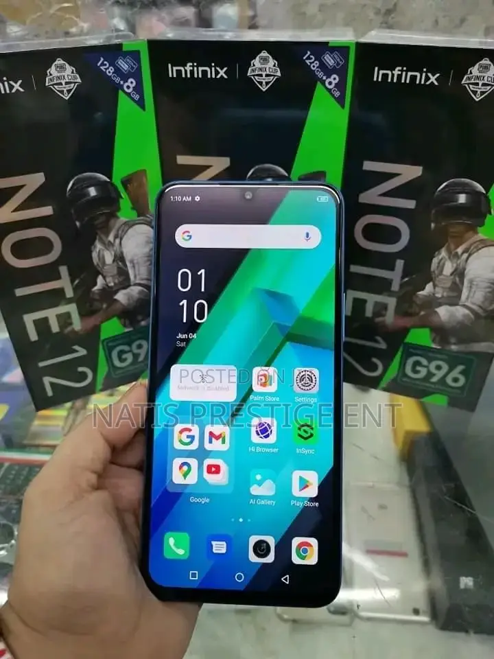 New Infinix Note 12 (2023) 128 GB Black