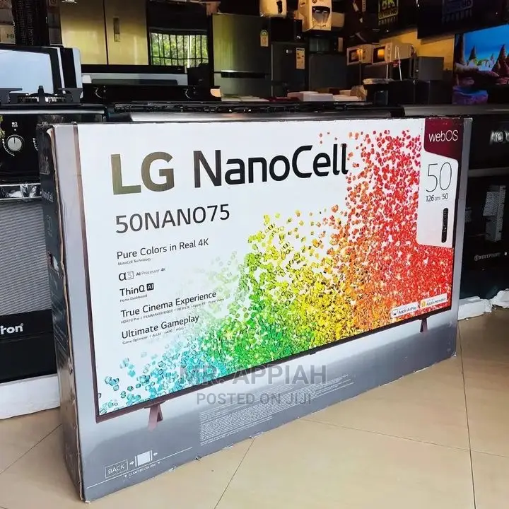 Newly in Stock LG Nanocell 50 Inch Smart Tv 50NANO756.