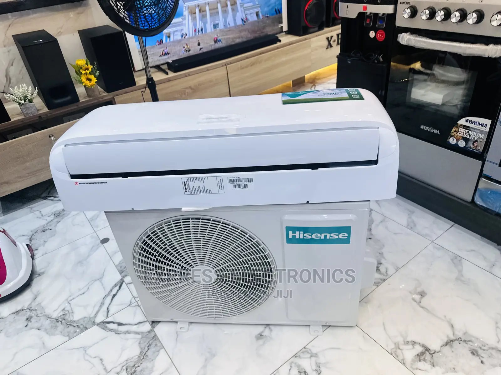 Easy Cleaning Panel Hisense Split R410 Gas 2.5hp AC
