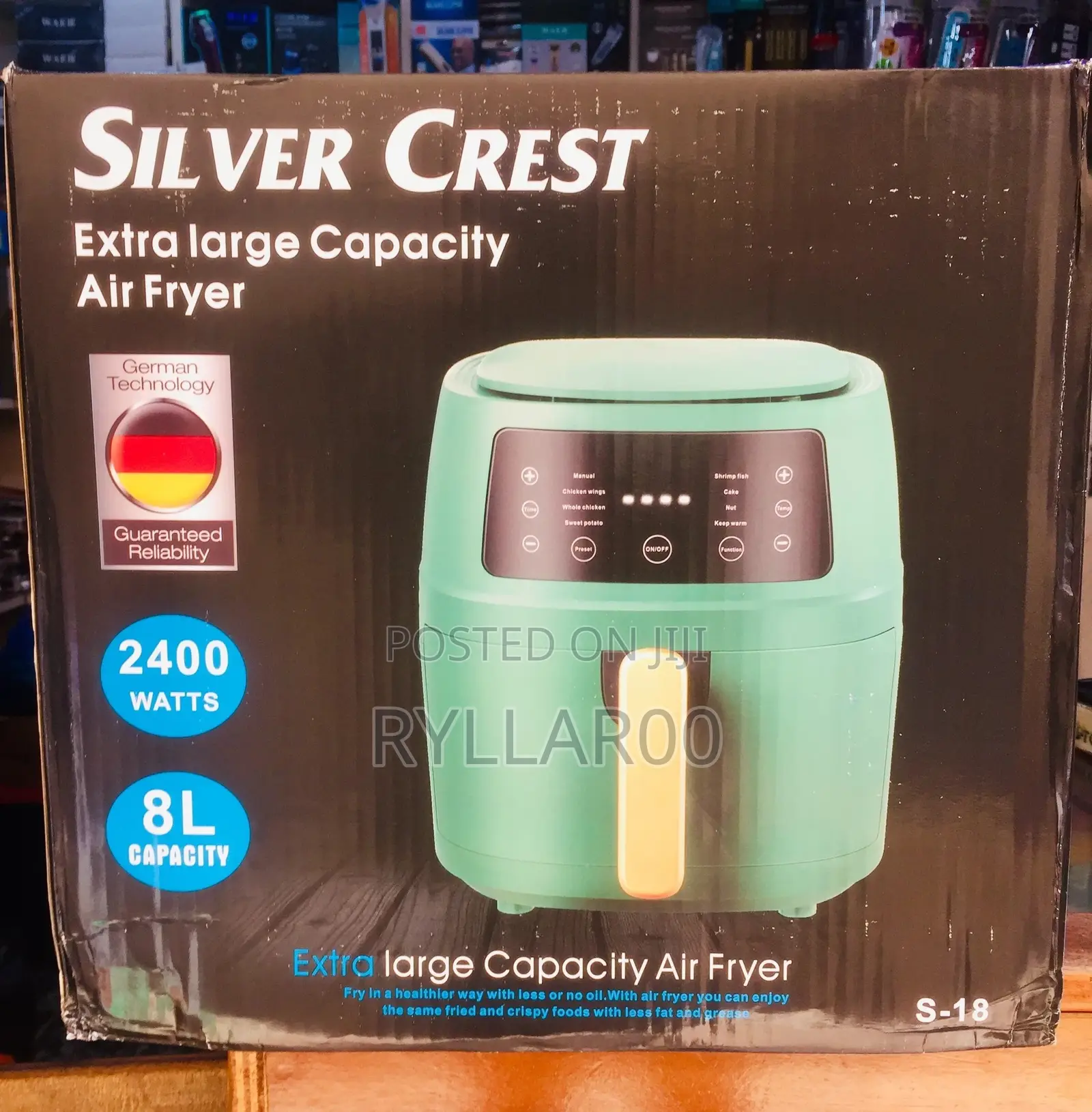 Air Fryer Silver Crest