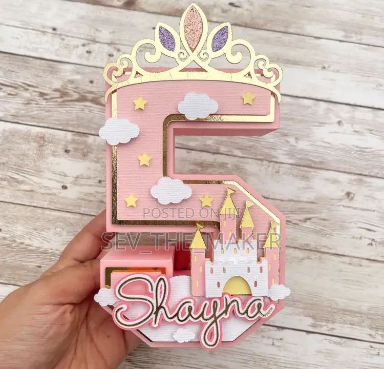3D Letters and Numbers