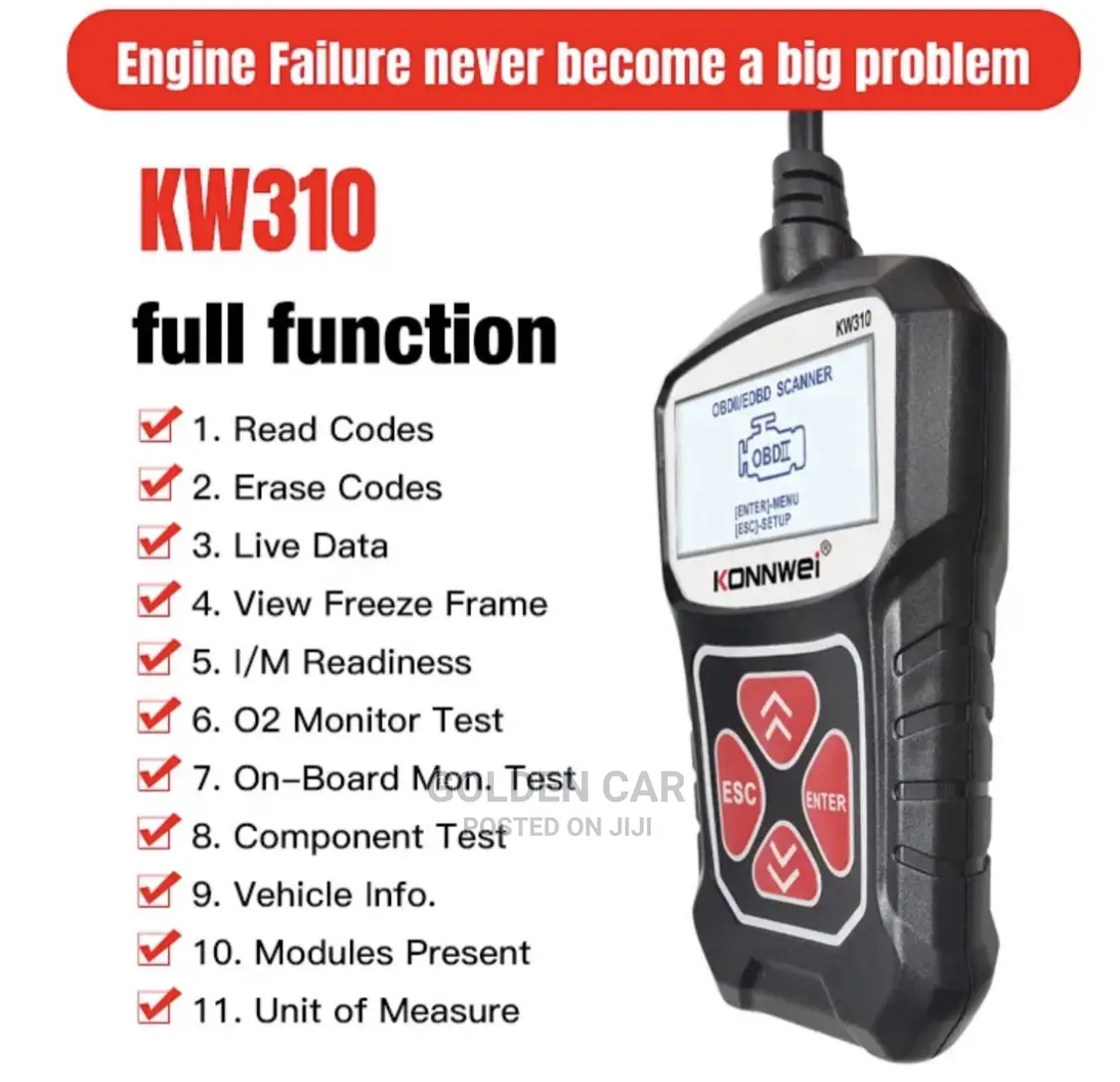 Konnwei KW310 OBD2 Car Diagnostic Scanner