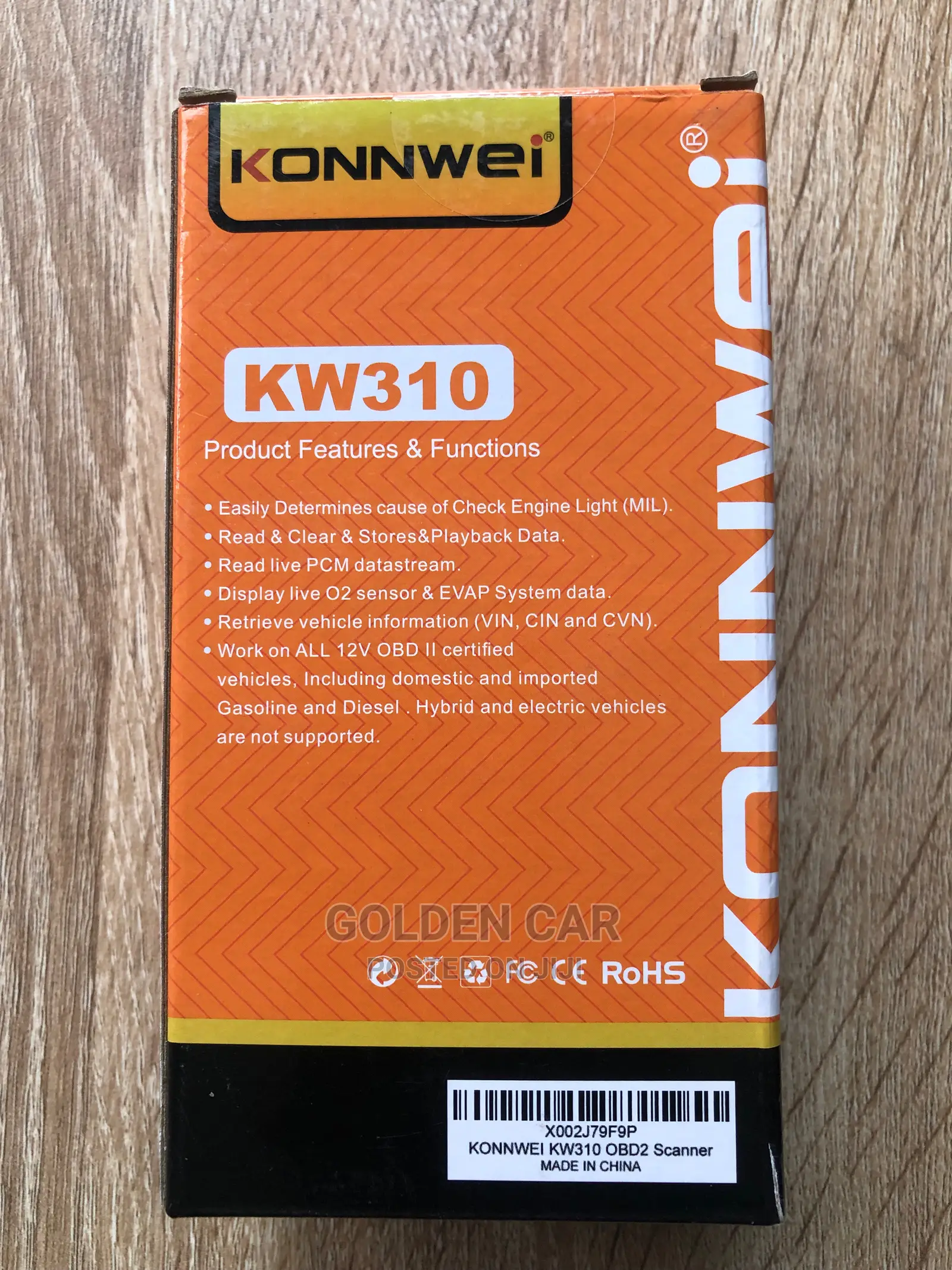 Konnwei KW310 OBD2 Car Diagnostic Scanner