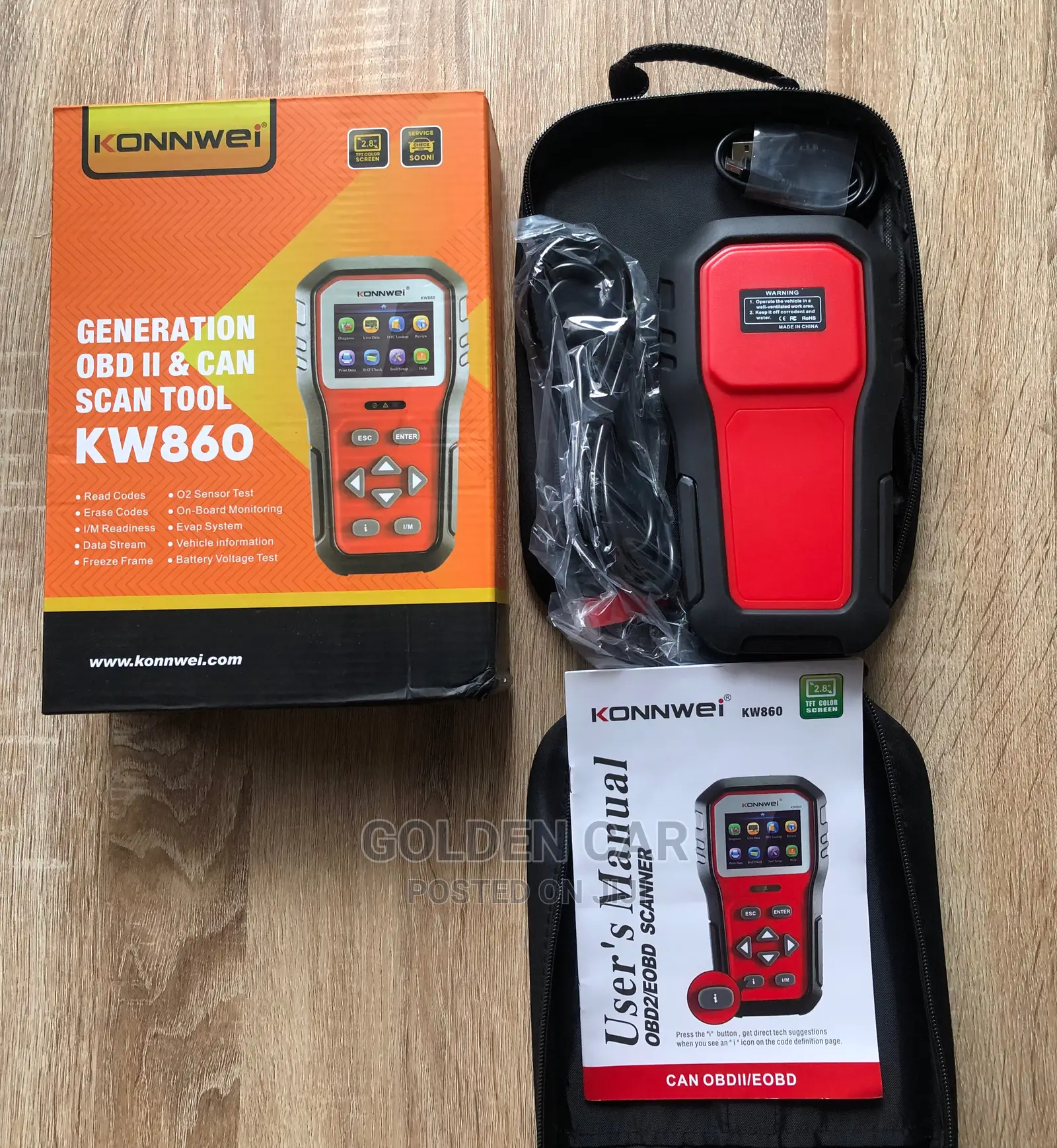 Konnwei KW860 OBD2 Car Diagnostic Scanner