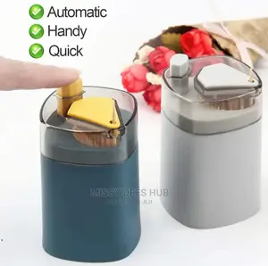 Press-to-Release Toothpick Dispenser