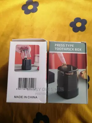 Press-to-Release Toothpick Dispenser