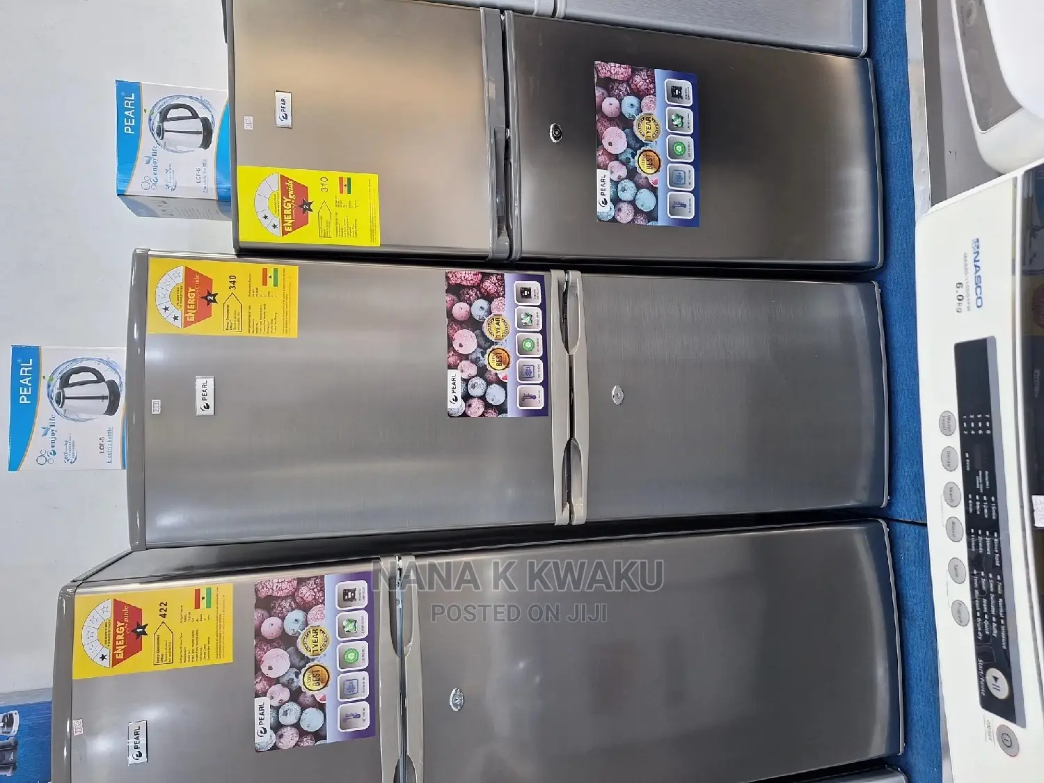 *Bottom Freezer/Pearl Pf200b_double Door Fridge_