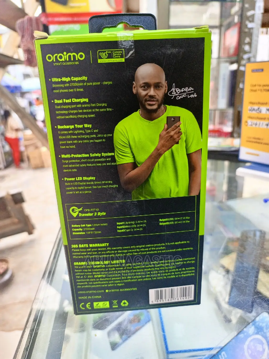 Original Oraimo Power Bank 27000mah