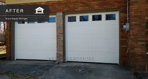 9ftx8ft Fanlight Plain Double Door