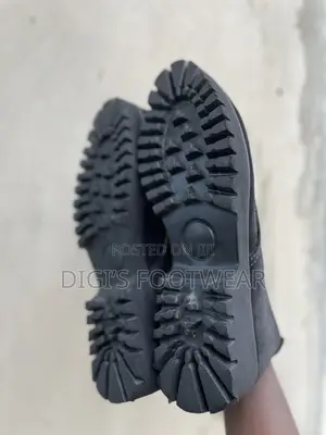 Black Laced High Platform Shoe