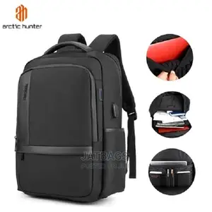 Black Ah Waterproof Laptop Backpack (Free Delivery)
