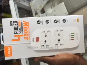 4 Power Multi Socket With 4 USD Ports