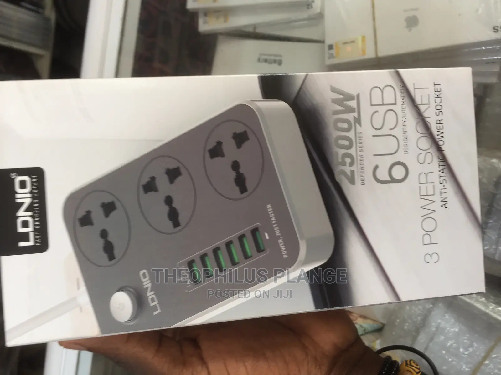3power Multi Socket With 6USB Ports.