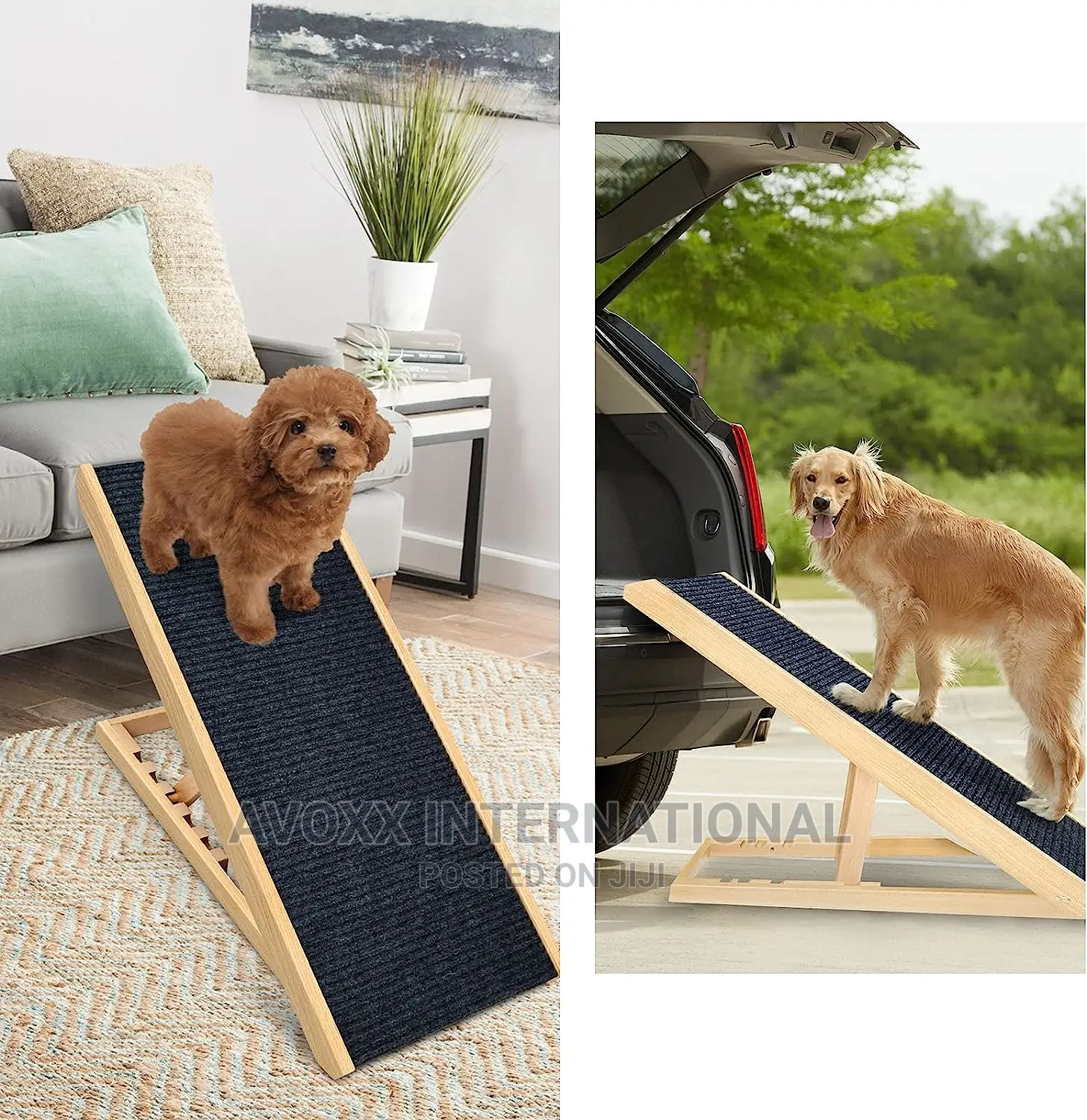 Senneny Wooden Adjustable Pet Ramp