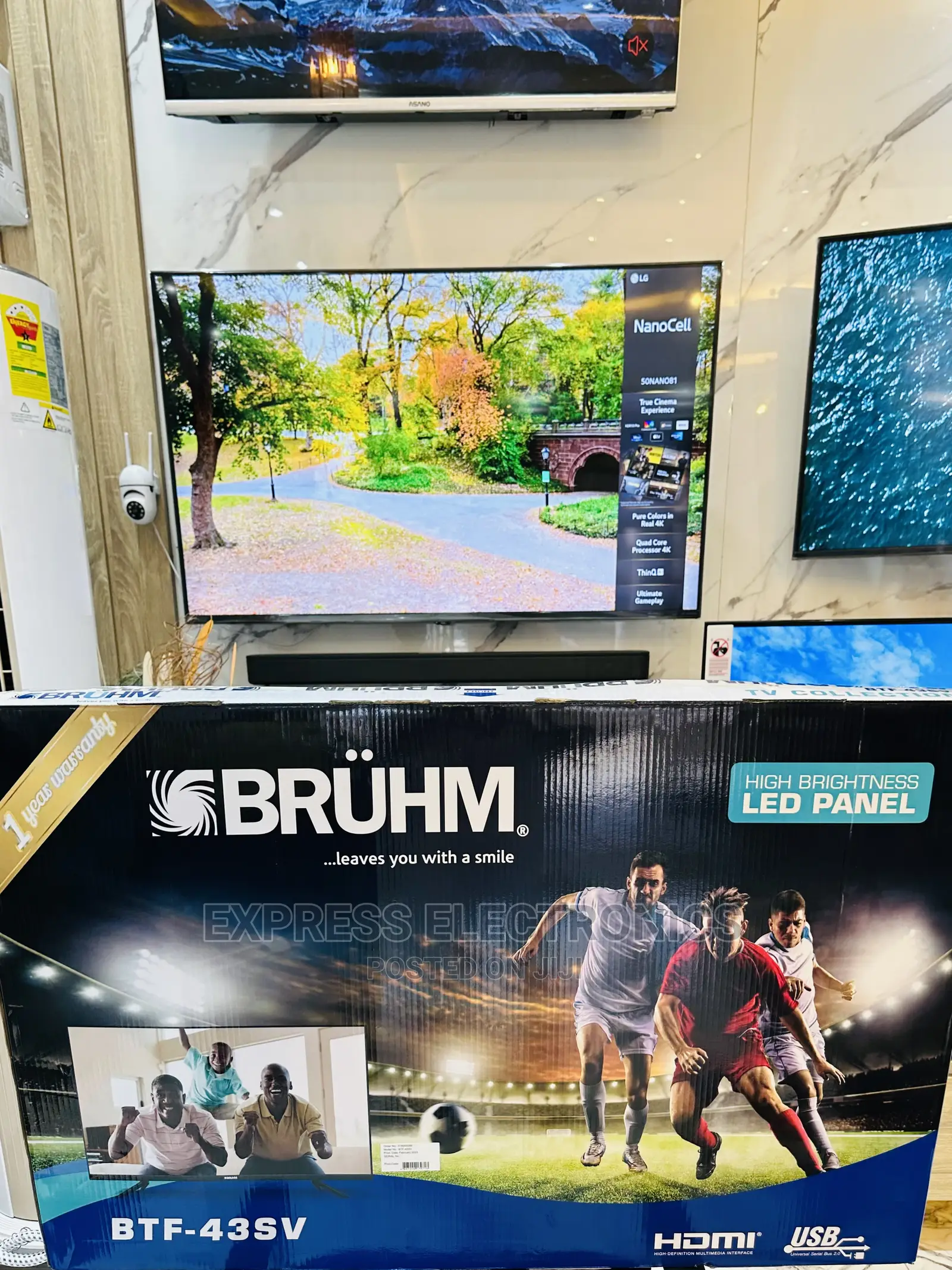 Available Now Bruhm LED BTF-43sv,Smart OS