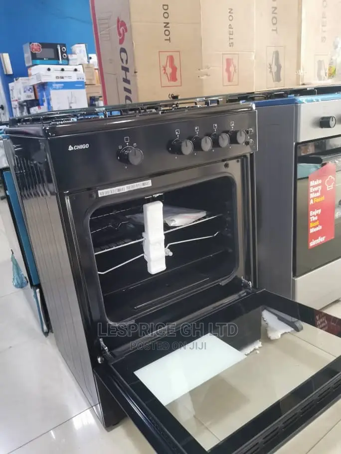 Grill and Bake With Chigo 60x60 Gas Cooker