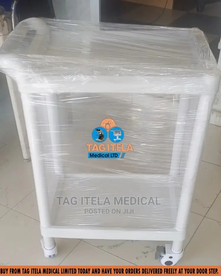Medicine Trolley (2 Steps Plastic)
