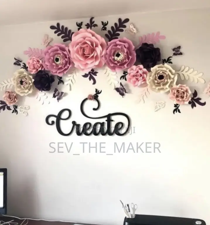 Shadow Boxes and Flower Wall Design