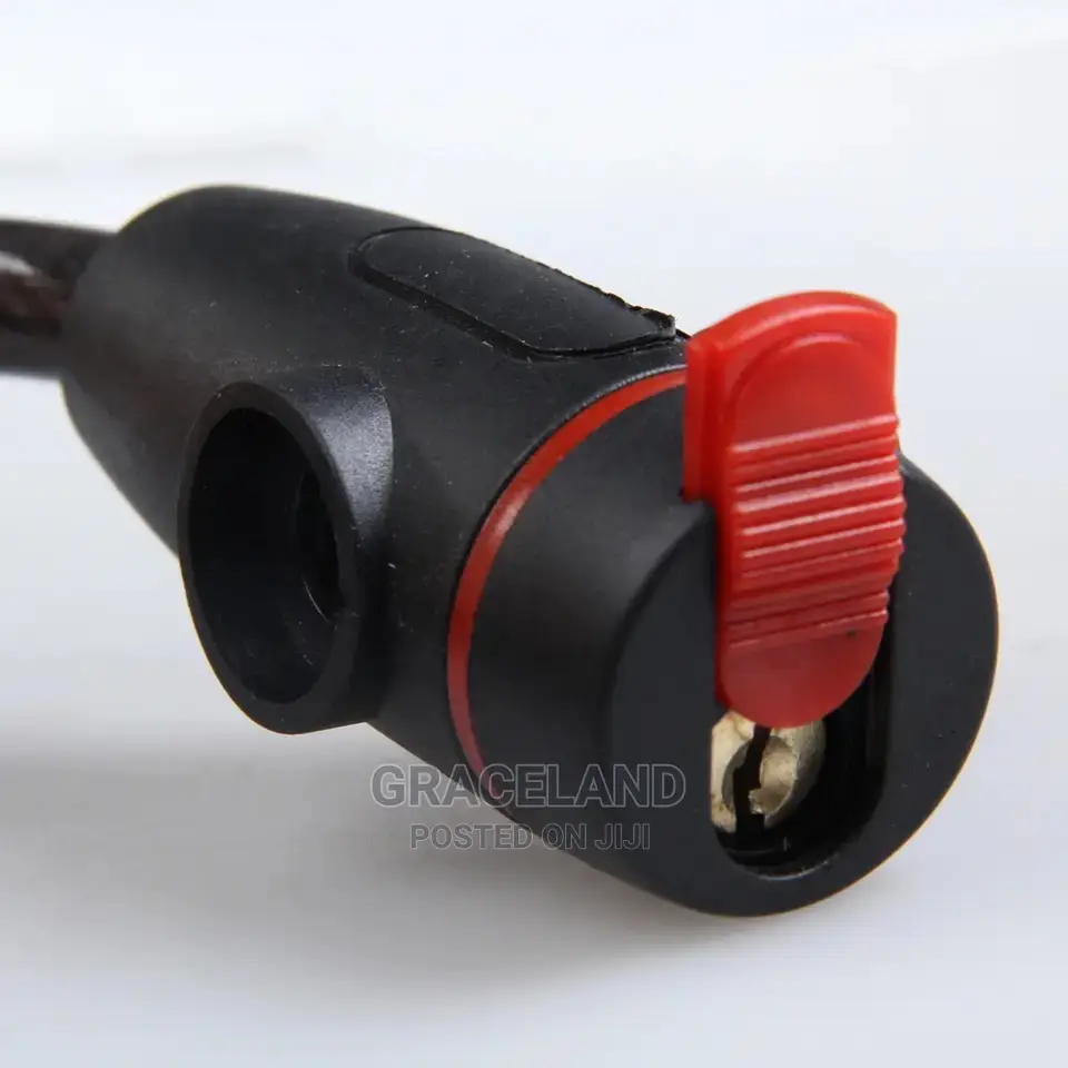 Theft Spiral Steel Cable Universal Protective Bicycle Lock