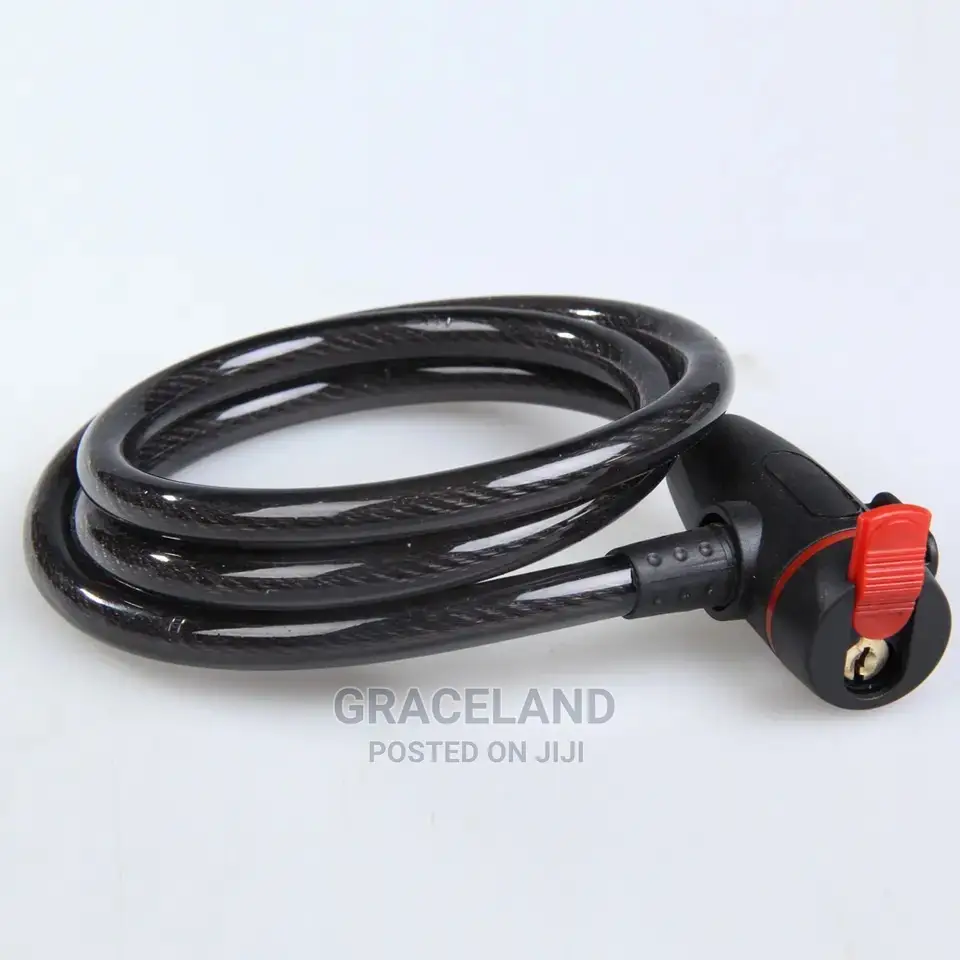 Theft Spiral Steel Cable Universal Protective Bicycle Lock