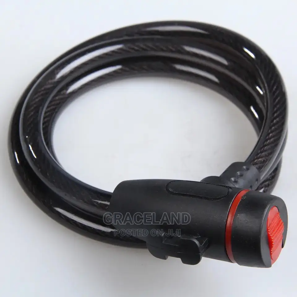 Theft Spiral Steel Cable Universal Protective Bicycle Lock