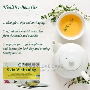 Super Skin Whitening Tea Yellow Box