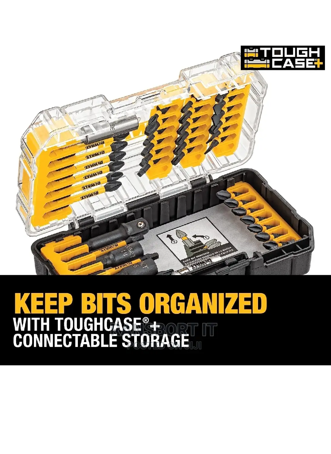 Dewalt Screwdriver Bit Set, Impact Ready, Flextorq, 40-Piece