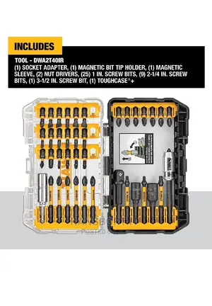 Dewalt Screwdriver Bit Set, Impact Ready, Flextorq, 40-Piece