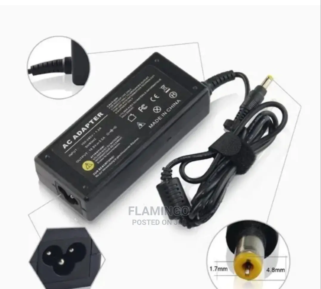 HP 18.5V 3.5A 65W Yellow Pin / Bullet Pin Laptop Charger