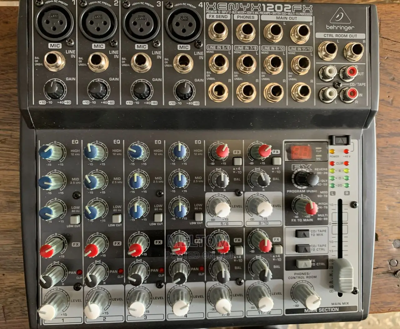 Behringer Xenyx 1202FX Raw Studio Mixer