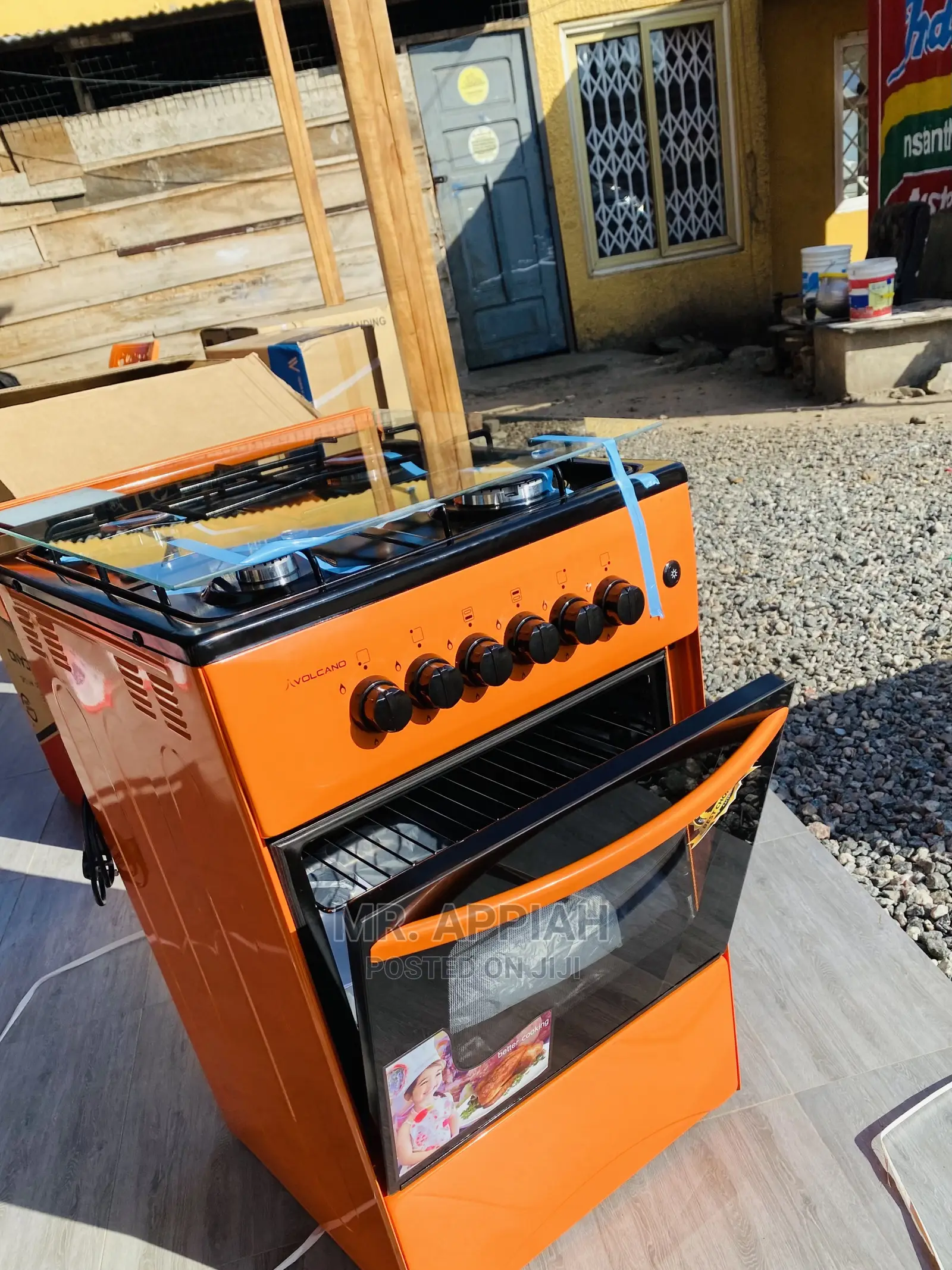 Perfect Design Volcano 50*50cm Grill Oven 4 Gas Burner,.