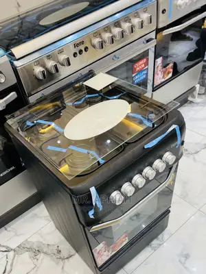 (Black)Adorable Ferre 4 Gas Burner + Oven Grill(50*55).