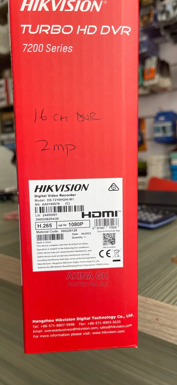 Hikvision 16ch DVR 1080p Turbo Hd Ds-7216hghi-M1 3