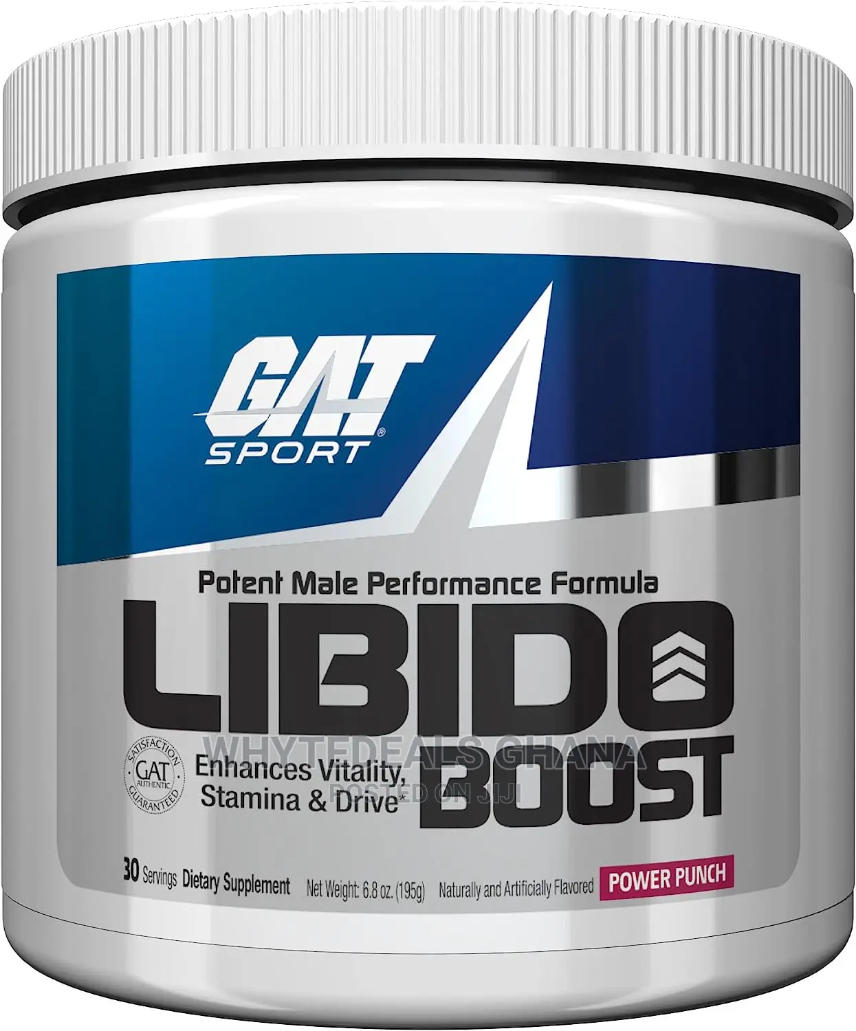 GAT Sport Libido Boost Powder, Male Performance Formula