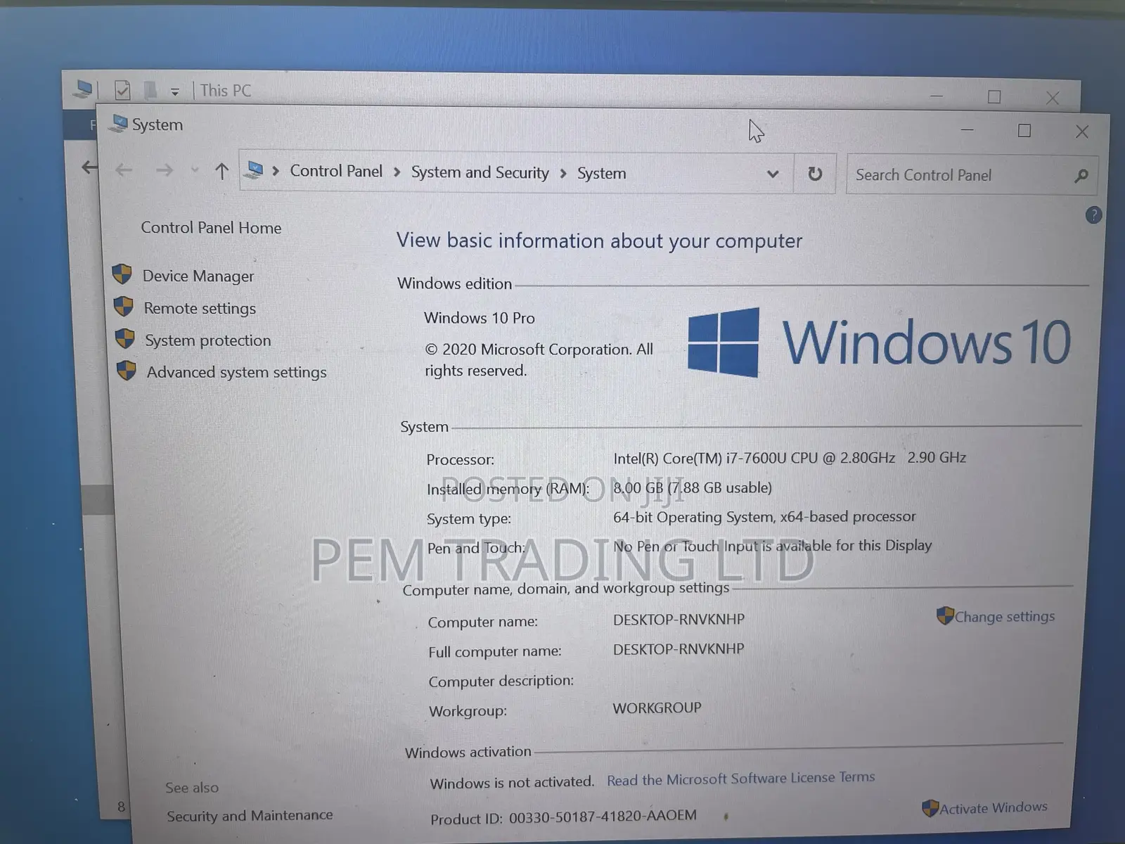 Laptop Dell Latitude 14 5480 8GB Intel Core I7 SSD 256GB