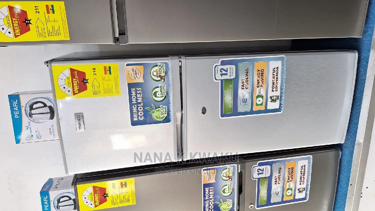 # Hi Quality Nasco Nasf2-20 Double Door Fridge/Top Freezer