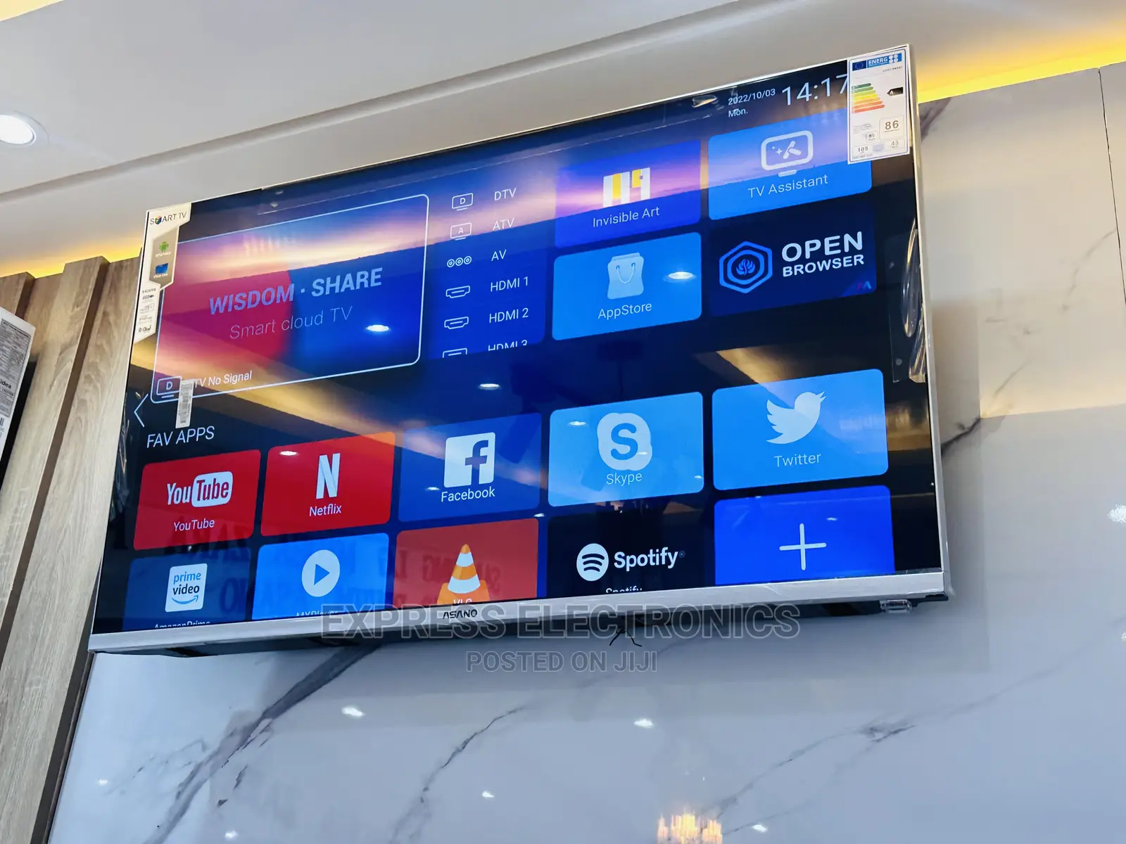 Brand~New Asano Android Smart 50”Bluetooth Uhd Tv