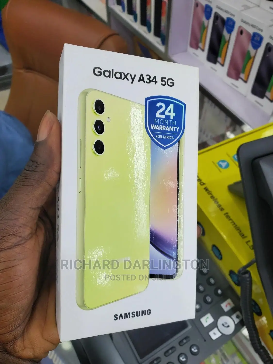 New Samsung Galaxy A34 128 GB Green