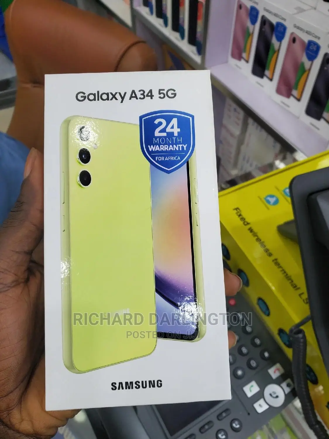 New Samsung Galaxy A34 128 GB Green