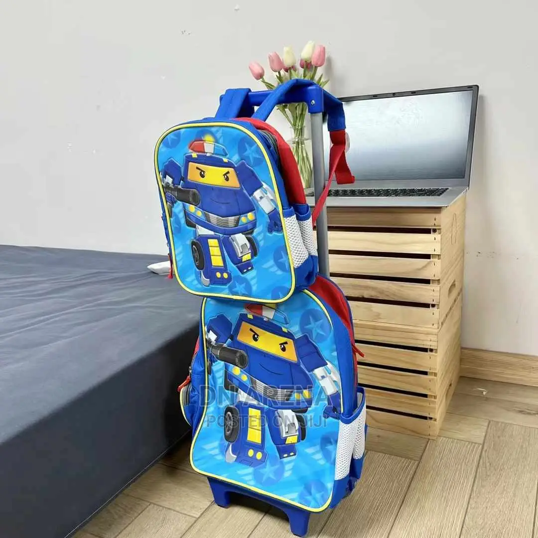 2 in 1 Trolley Backpacks 14inches Plus a Small Bag