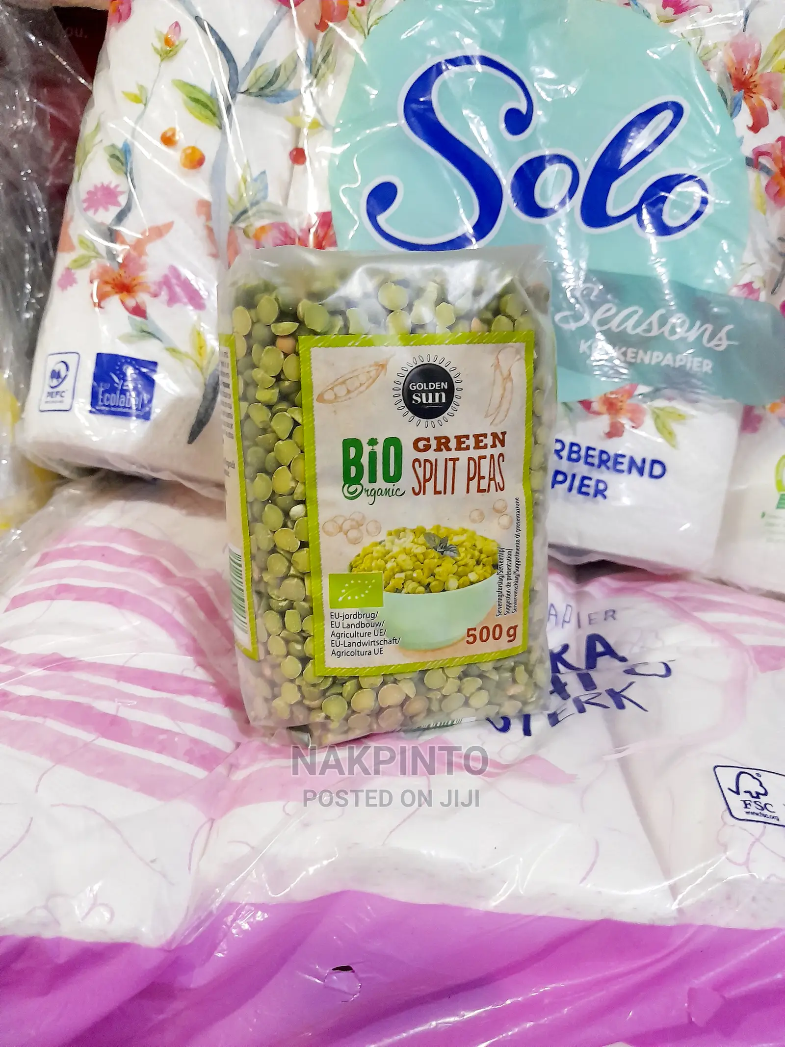 Bio Organic Green Split Peas