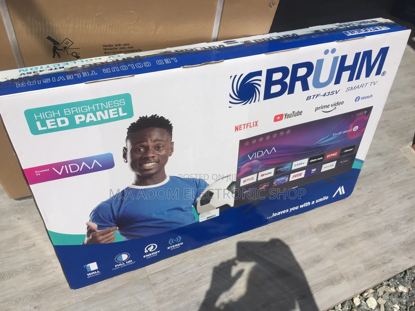 Superb Bruhm 43′′ FULL HD Smart LED TV [ BTF-43SV]