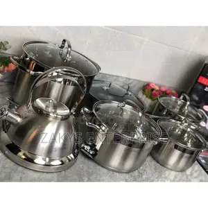 High Quality Stainless Steel Cookware 12pcs Set
