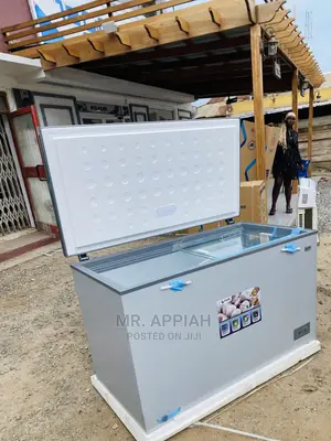 Pearl PCF460 Chest Freezer Works Faster Saves Energy(Gray).